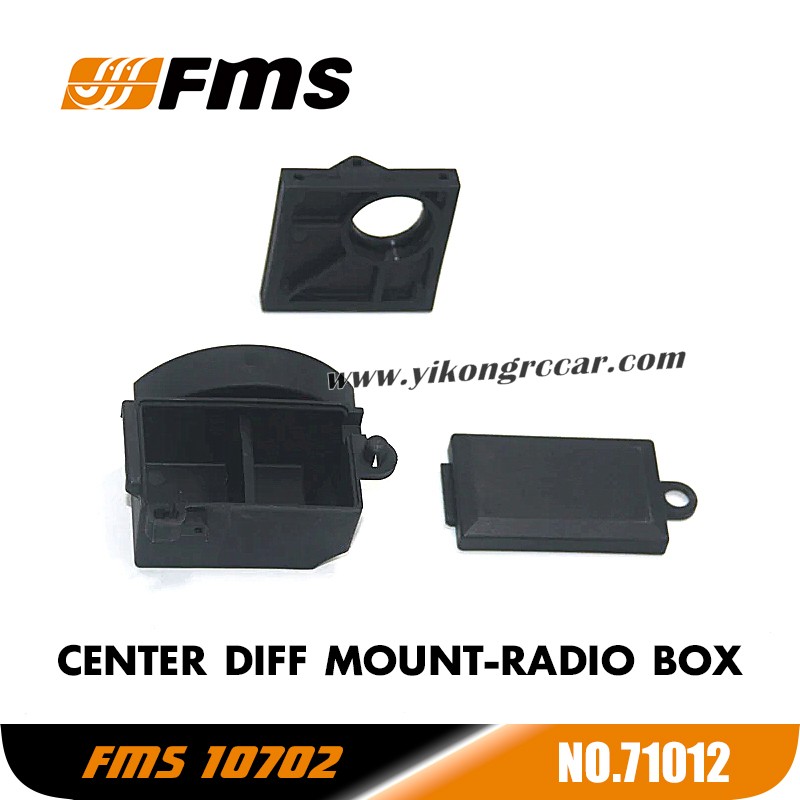FMS U4 10702 (4074) Parts Center Diff Mount Radio Box APSC71012