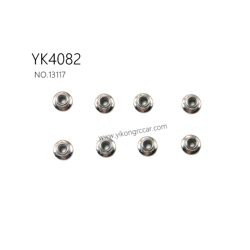 YIKONG YK4082 Spare Parts M4 flange nuts 13117