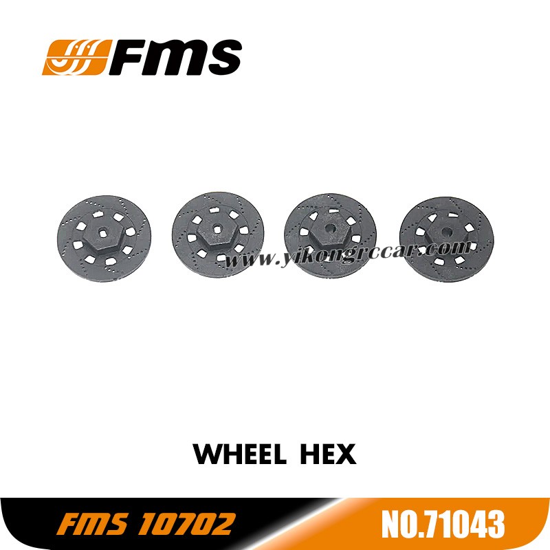 FMS 10702 (4074) RC Car Parts Wheel Hex APSC71043