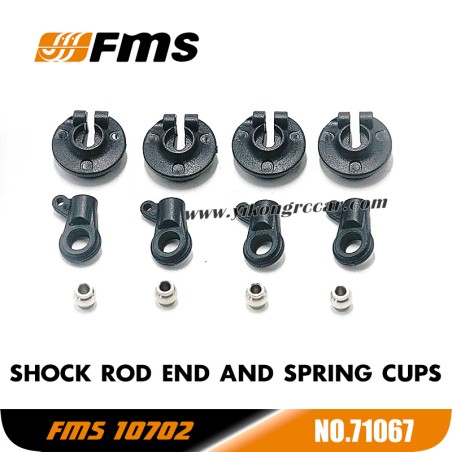 FMS 10702 (4074) RC Truck Parts Shock Rod End And Spring Cups APSC71067