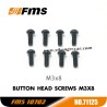FMS 10702 (4074) RC Truck Parts Button Head Screws M3x8 APSC71125