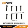FMS 10702 (4074) RC Truck Parts Button Head Screws M3x14 APSC71128