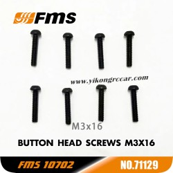 FMS 10702 (4074) 1/7 RC Car Parts Button Head Screws M3x16 APSC71129