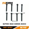FMS 10702 (4074) 1/7 RC Car Parts Button Head Screws M3x22 APSC71132