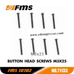 FMS 10702 (4074) 1/7 RC Car Parts Button Head Screws M3x25 APSC71133