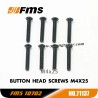 FMS 10702 (4074) 1/7 RC Car Parts Button Head Screws M4x25 APSC71137