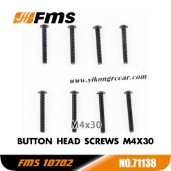 FMS 10702 (4074) 1/7 RC Car Parts Button Head Screws M4x30 APSC71138
