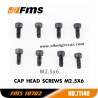 FMS 10702 (4074) 1/7 RC Car Parts Cap Head Screws M2.5x6 APSC71140