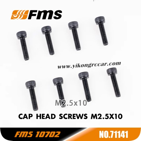 FMS 10702 (4074) 1/7 RC Car Parts Cap Head Screws M2.5x10 APSC71141