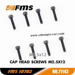 FMS 10702 (4074) 1/7 RC Car Parts Cap Head Screws M2.5x12 APSC71142
