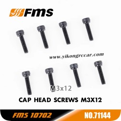 FMS 10702 (4074) 1/7 RC Car Parts Cap Head Screws M3x12 APSC71144