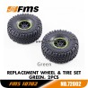 FMS U4 (4074) Parts Replacement Wheel & Tire Set (Green) APSC72002