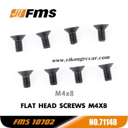 FMS U4 10702 RC Car Parts Flat Head Screws M4x8 APSC71148