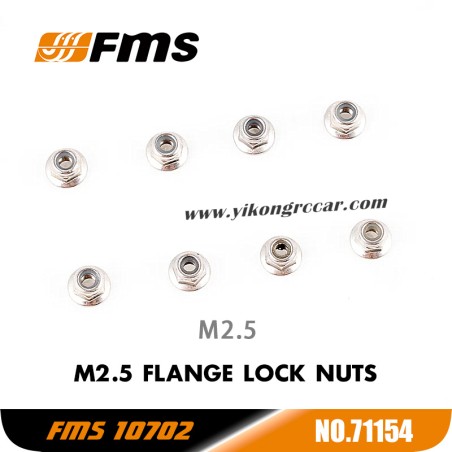 FMS U4 10702 RC Car Parts M2.5 Flange Lock Nuts APSC71154