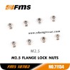 FMS U4 10702 RC Car Parts M2.5 Flange Lock Nuts APSC71154