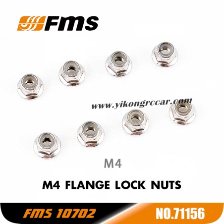 FMS U4 10702 RC Car Parts M4 Flange Lock Nuts APSC71156
