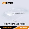 FMS U4 10702 RC Car Parts Cockpit(Clear) and Sticker APSC71220