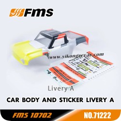 FMS U4 10702 RC Car Parts Body and Sticker (Livery A) APSC71222