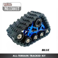 YIKONG 1/8 & 1/10 Series RC Car Parts All-terrain Tracked Kit 13001T blue