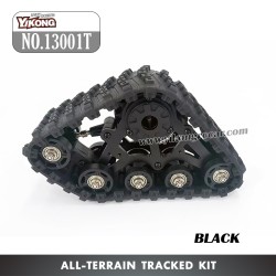 YIKONG 1/8 & 1/10 Series RC Car Parts All-terrain Tracked Kit 13001T black