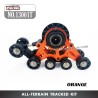 YIKONG 1/8 & 1/10 Series RC Car Parts All-terrain Tracked Kit 13001T orange 2