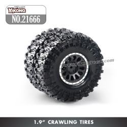 YIKONG 1/10 Series RC Car Parts 1.9" Crawling Tires 21666