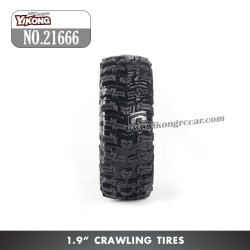 YIKONG 1/10 Series RC Car Parts 1.9" Crawling Tires 21666