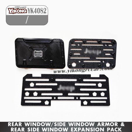 YIKONG YK4082 Upgrades Rear Expansion Pack, Rear Window/Side Window Armor