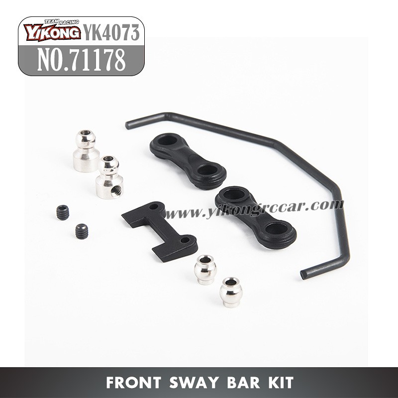 71178 YIKONG YK4073 RC Car Parts Front Sway Bar Kit