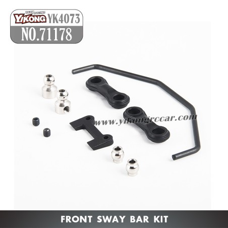 71178 YIKONG YK4073 RC Car Parts Front Sway Bar Kit
