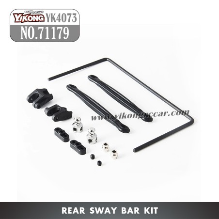 71179 YIKONG YK4073 RC Car Parts Rear Sway Bar Kit
