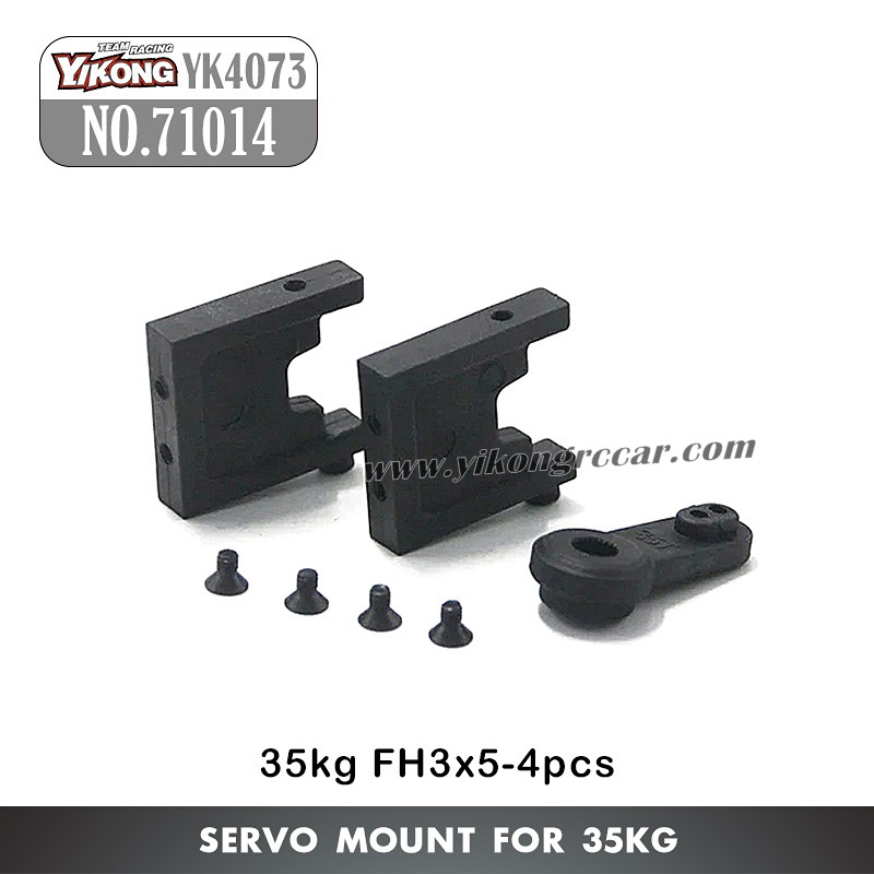 71014 YIKONG YK4073 RC Car Parts Servo Mount for 30kg (15T)