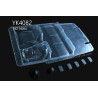 YIKONG YK4082 1/8 RC Truck Parts Transparent Cockpit PC 14084