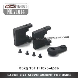 71014 YIKONG YK4073 RC Car Parts Servo Mount For 35kg 15T FH3x5-4pcs