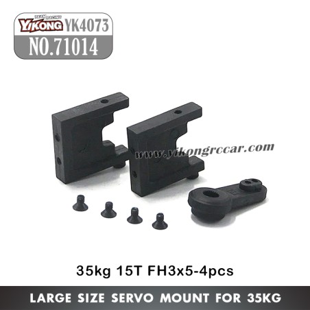 71014 YIKONG YK4073 RC Car Parts Servo Mount For 35kg 15T FH3x5-4pcs