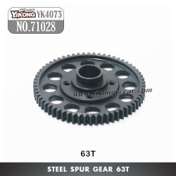 71028 YIKONG YK4073 RC Crawler Parts 63T Steel Spur Gear