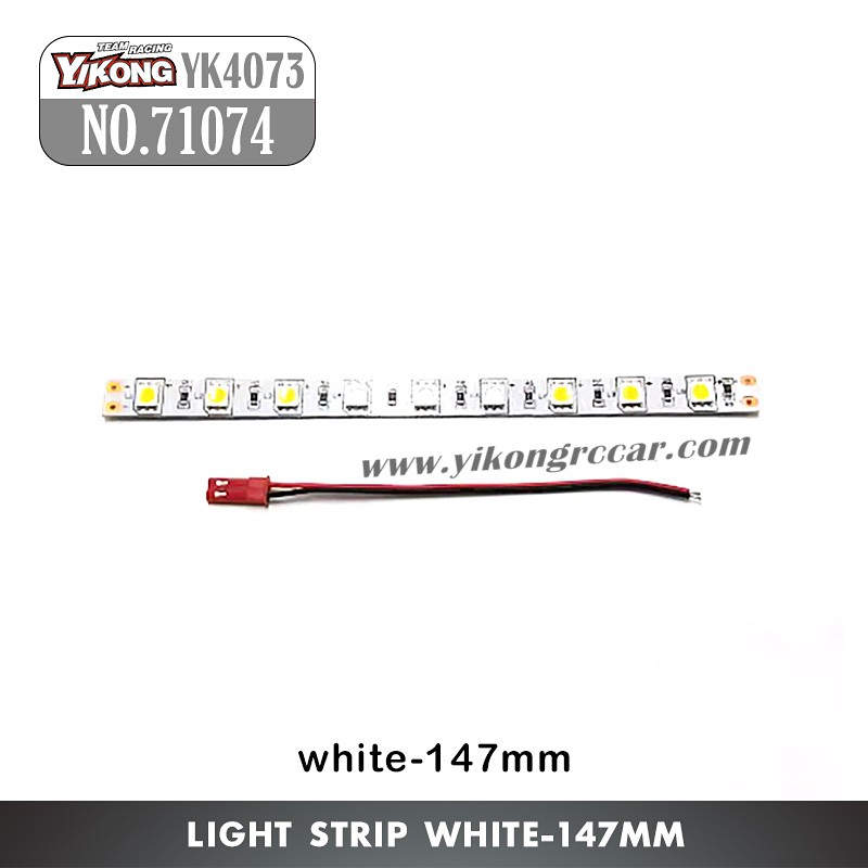 71074 YIKONG TB7 YK4073 Parts Light Strip (white-147mm)
