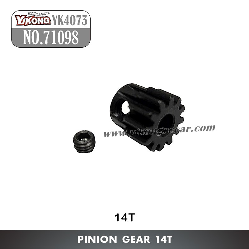 71098 YIKONG TB7 YK4073 Parts Pinion Gear (14T)