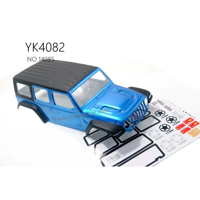 YIKONG YK4082 1/8 RC Truck Parts painted PC car shell 14085