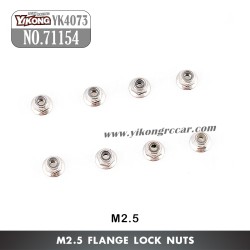 71154 YIKONG TB7 YK4073 Parts M2.5 Flange Lock Nuts