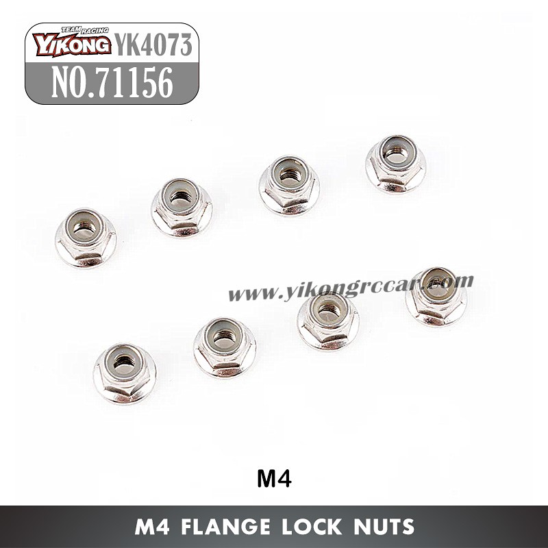 71156 YIKONG YK4073 TB7 Parts M4 Flange Lock Nuts