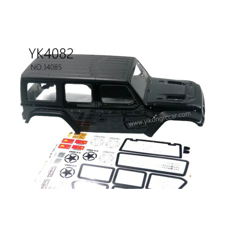 YIKONG YK4082 1/8 RC Truck Parts painted PC car shell 14085