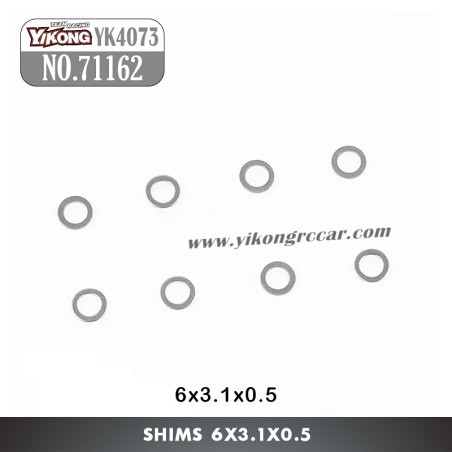 71162 YIKONG YK4073 TB7 Parts Shims 6x3.1x0.5