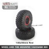 71175 YIKONG YK4073 TB7 Parts 146x56mm Wheel and Tire Mounted Red