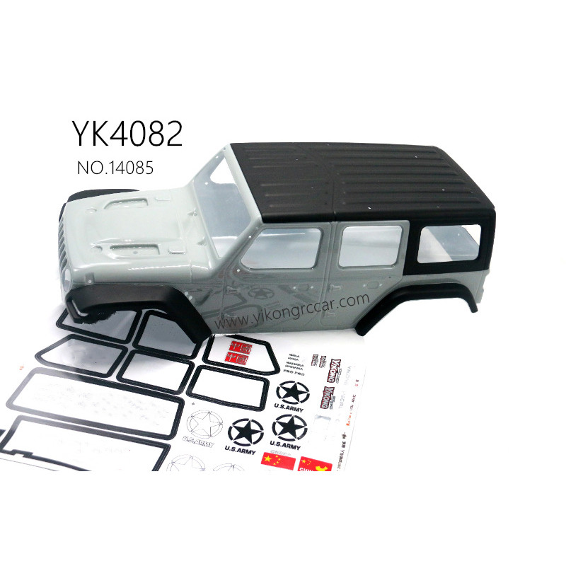 YIKONG YK4082 1/8 RC Truck Parts painted PC car shell 14085