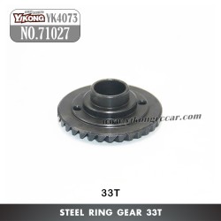 71027 YIKONG YK4073 RC Crawler Parts 33T Steel Ring Gear