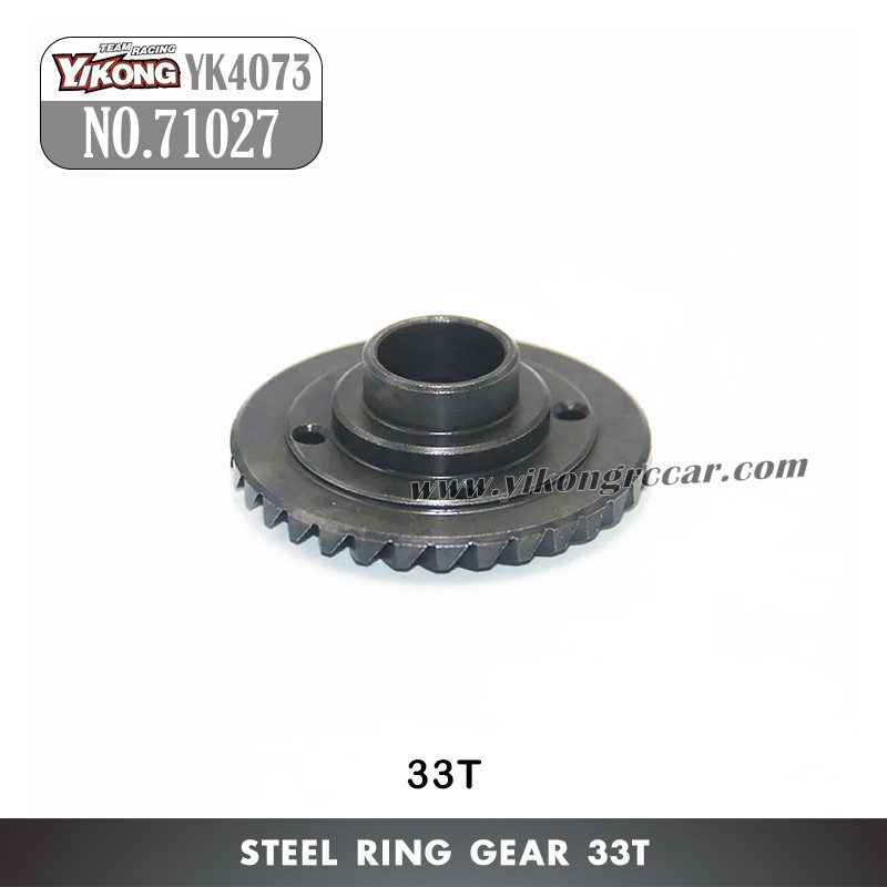 71027 YIKONG YK4073 RC Crawler Parts 33T Steel Ring Gear