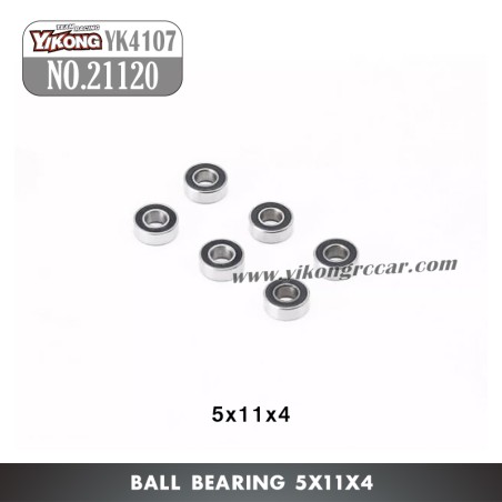 YIKONG YK4107 RC Car Parts Ball Bearing (5x11x4) 21120