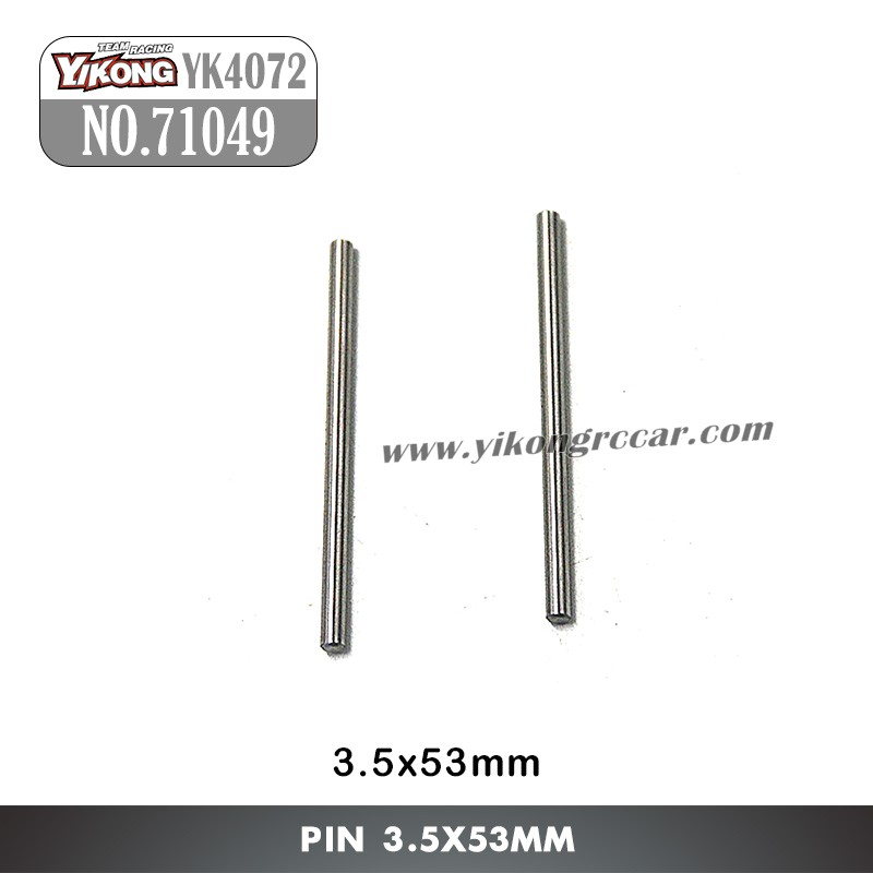 YIKONG DF7 YK4072 Parts Bearing Steel Pin 3.5*53MM 71049