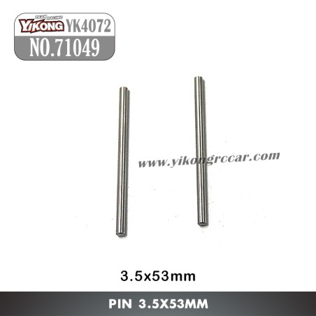 YIKONG DF7 YK4072 Parts Bearing Steel Pin 3.5*53MM 71049